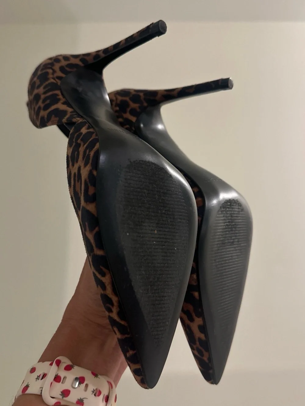🐆 Marc Fisher Leopard Print D’Orsay Stiletto Pumps | Size 6